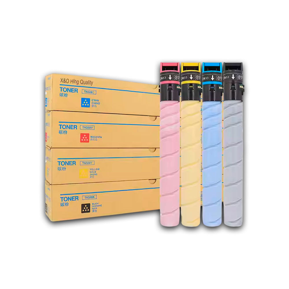 Kit de Toner Konica Minolta TN 626 CYMK 28K Pag 450i Compatible
