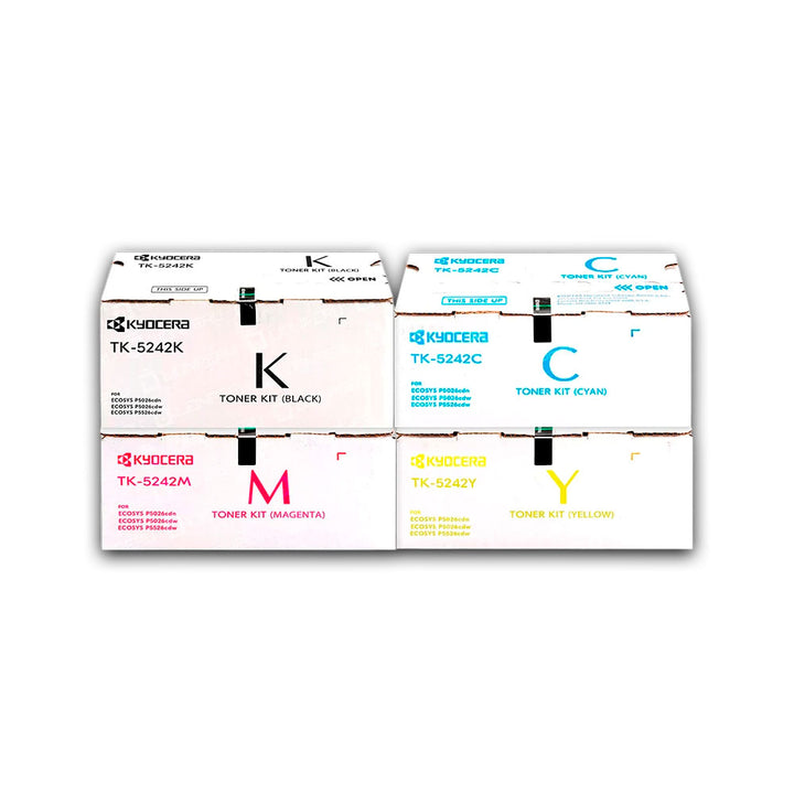 Kit de Toner Kyocera TK 5242 Negro y Colores M5526CDW  Compatible