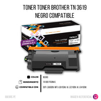 Toner Brother TN 3619 Negro 18.000 Pag HL-L5210DN Compatible
