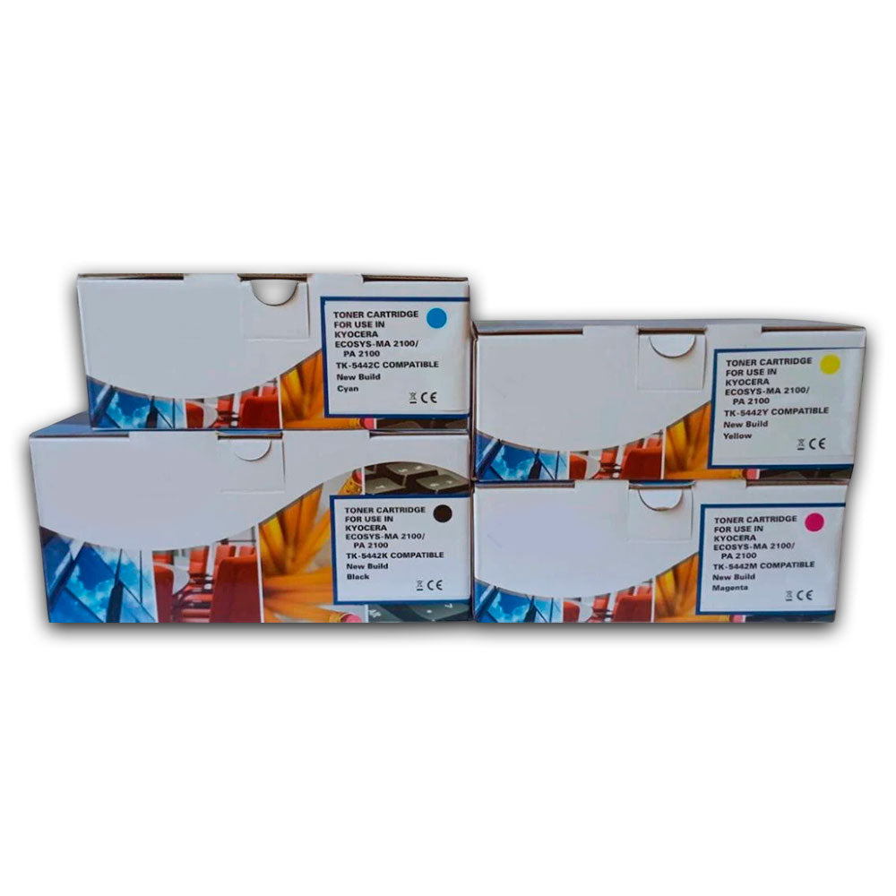 Kit de Toner Kyocera TK 5442 Negro y Colores MA2100cfx Compatible