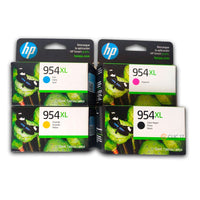 Kit de Tinta HP 954Xl Negro y Tricolor para 8210, 8740 Original