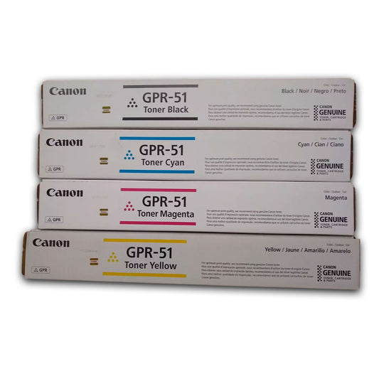 Kit de Toner Canon GPR-51 Negro y color C250iF, C350iF Original