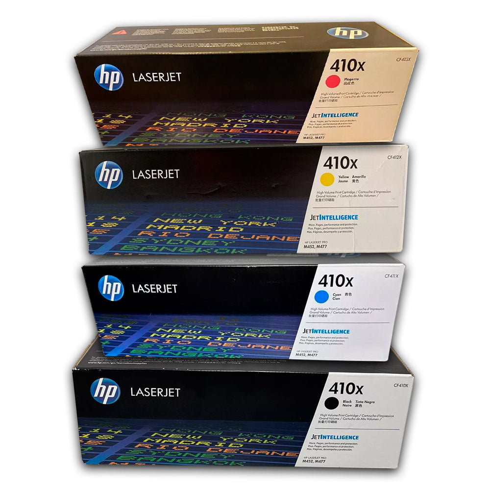 Kit de toner HP 410X CYMK M452dn, M477fdn, M377dw Original