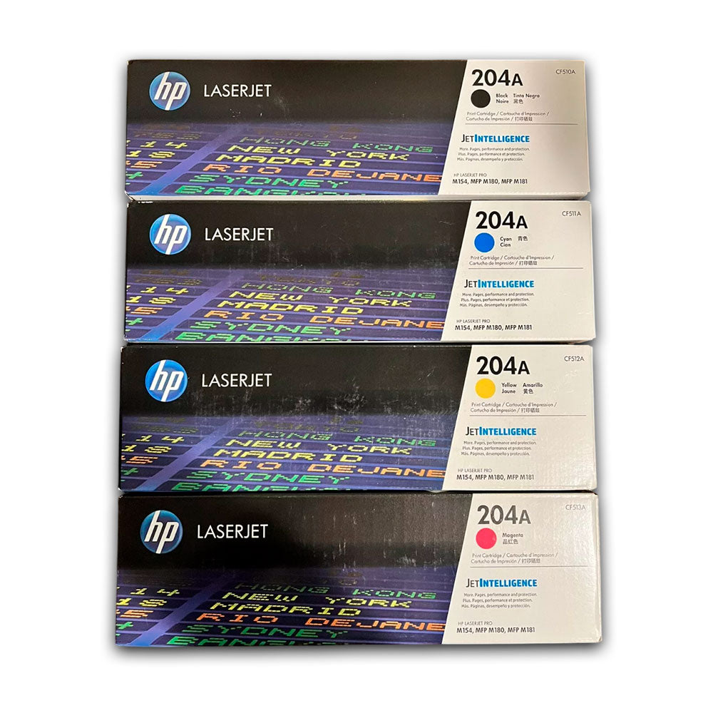 Kit de toner HP 204A CYMK M154A, M180NW, M154NW Original