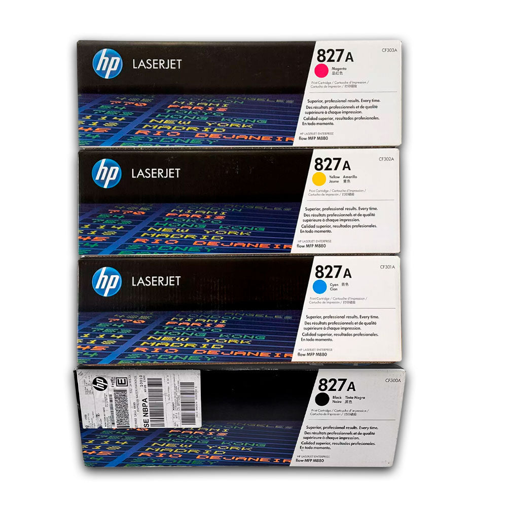 Kit de toner HP 827A CYMK M880z, M880z+ Original