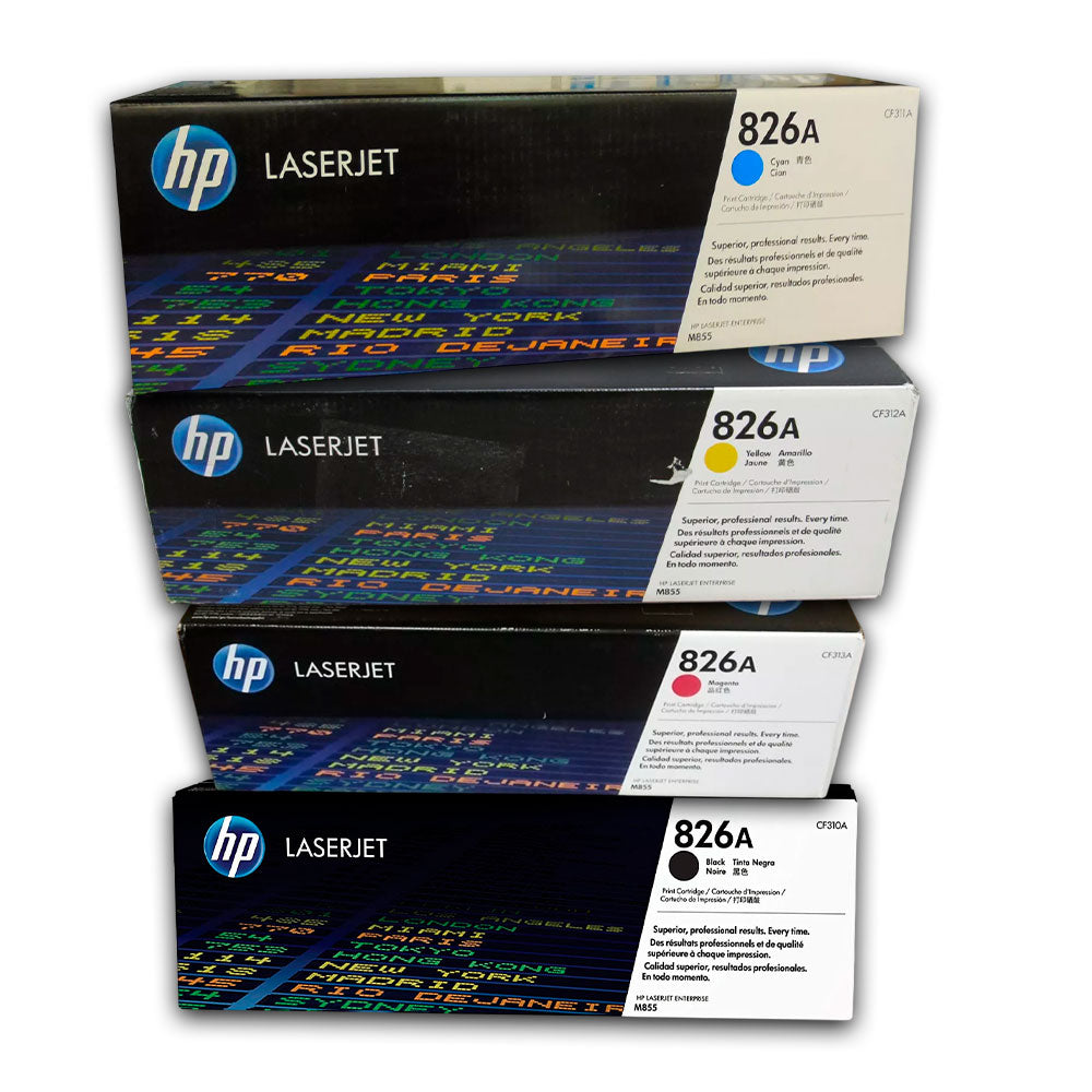 Kit de toner HP 826A CYMK M855dn, M855xh, M855x Original