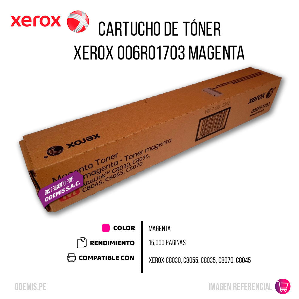 Toner Xerox 006R01703 Magenta 15K Pág. C8045 Original
