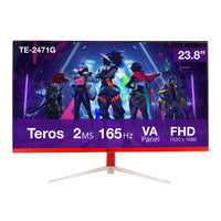 Monitor Teros Curvo TE-2471G 23.8" 165Hz, 2ms VA FHD FreeSync