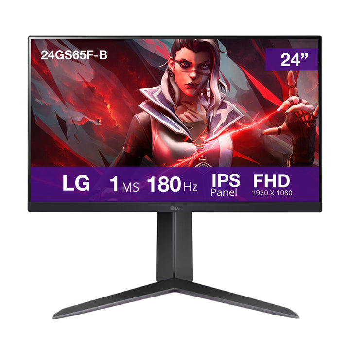 Monitor LG 24GS65F-B 24" Gaming 180Hz, 1ms FHD, IPS NVIDIA G-Sync