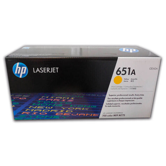 Toner HP 651A Yellow CE342A 16K Pág. LaserJet M775 Original