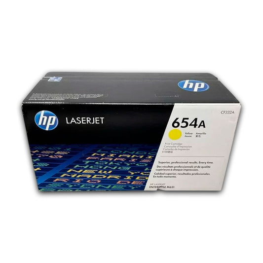 Toner HP 654A Yellow CF332A 15K Pág. LaserJet M651N Original