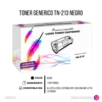 Toner Brother TN-213 Negro 1.4K Pág. HL3270 Compatible
