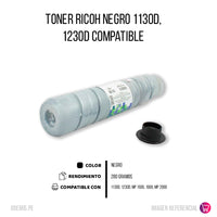 Toner Ricoh 888215 Negro 9.000 Pág. 1130D. 1230D Compatible