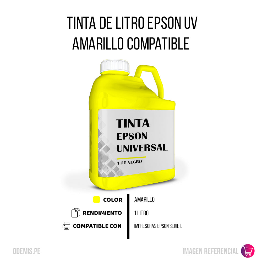 Tinta de Litro UV para Epson Yellow Compatible