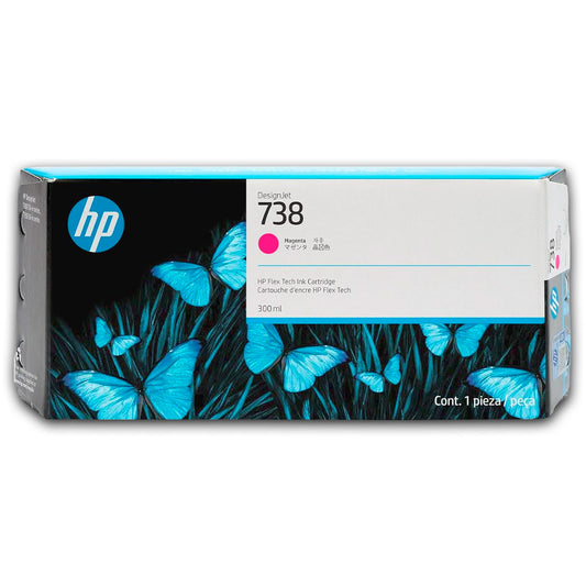 Tinta HP 738 Magenta 676M7A 300ml T850, T950 Original