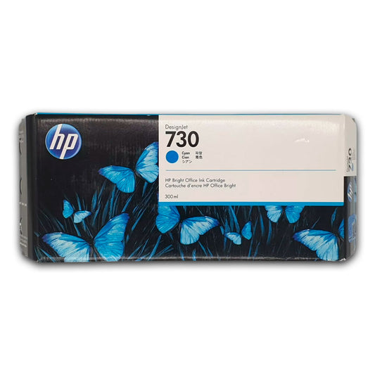 Tinta HP 730 Cyan P2V68A 300ml T1600, T1600dr Original