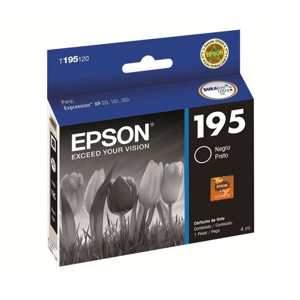 Tinta Epson T195120 Negro 130 Pág. XP-101, XP-201 Original