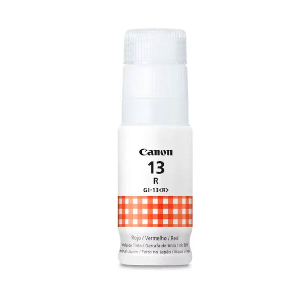 Tinta Canon GI-13R Red 3.8K Pág. 70ml G510, G610 Original