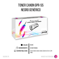 Toner GPR-55 Negro 69k Pág. IR ADV C5560I, C5550I Compatible