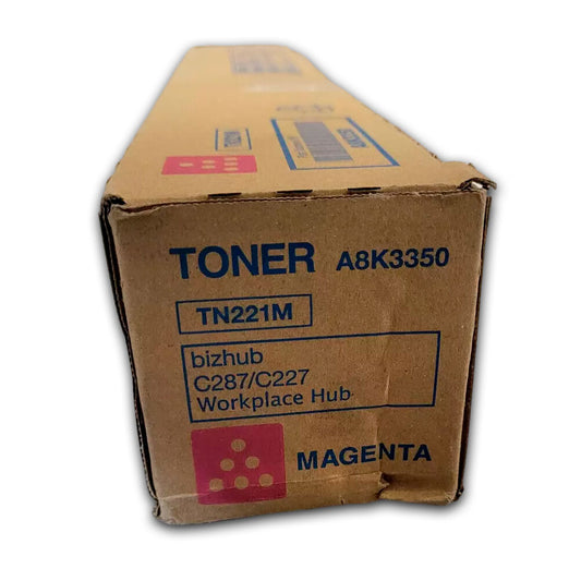 Toner Konica TN-221M Magenta A8K3330 21K Pág. C227 Original