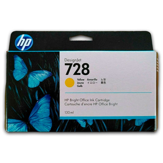 Tinta HP 728 Yellow F9J65A 130ml T830 Original