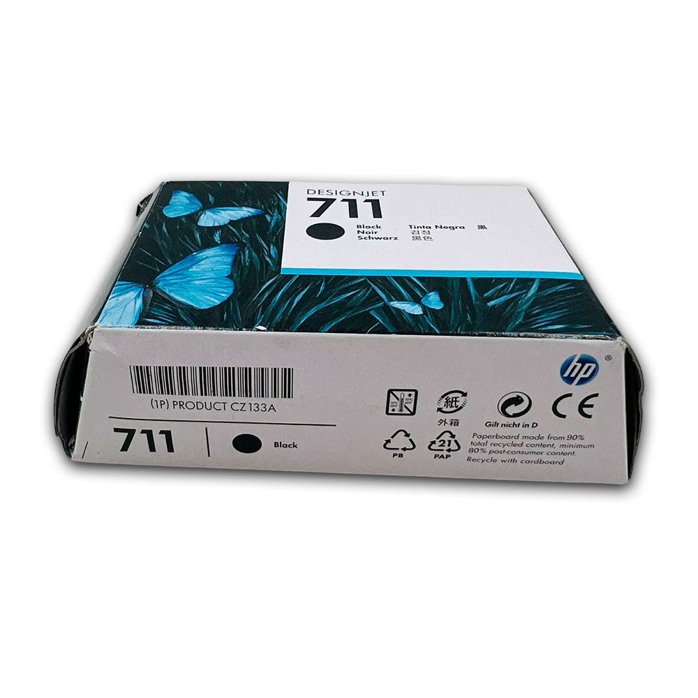Tinta HP 711 Negro CZ133A 80ml T120 de 24", T520 Original