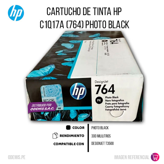 Tinta HP 764A Photo Black C1Q17A 300ml T3500 Original