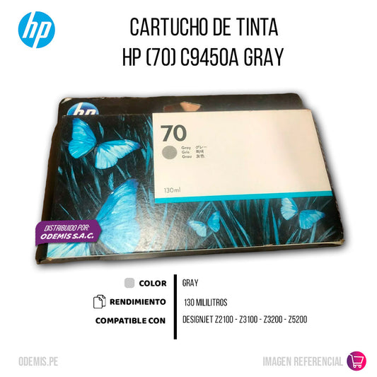 Tinta HP 70 Gris C9450A 130 ml Z2100, Z3100 Original