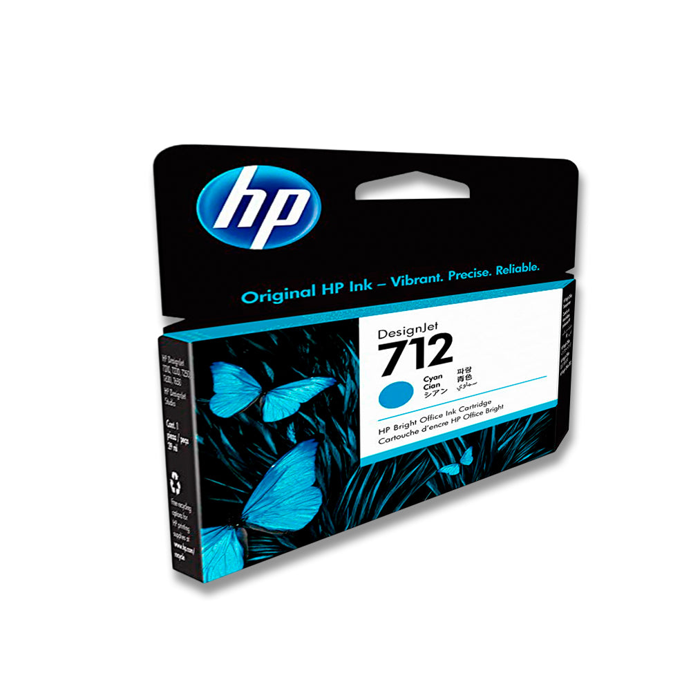 Tinta Hp 712A Cian 3ED67A 29ml T210, T230, Original