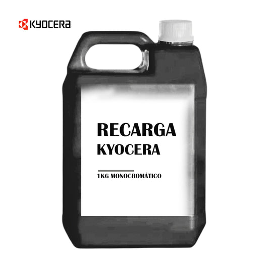 Recarga de Toner Kyocera Monocromo 1 Kilo Compatible