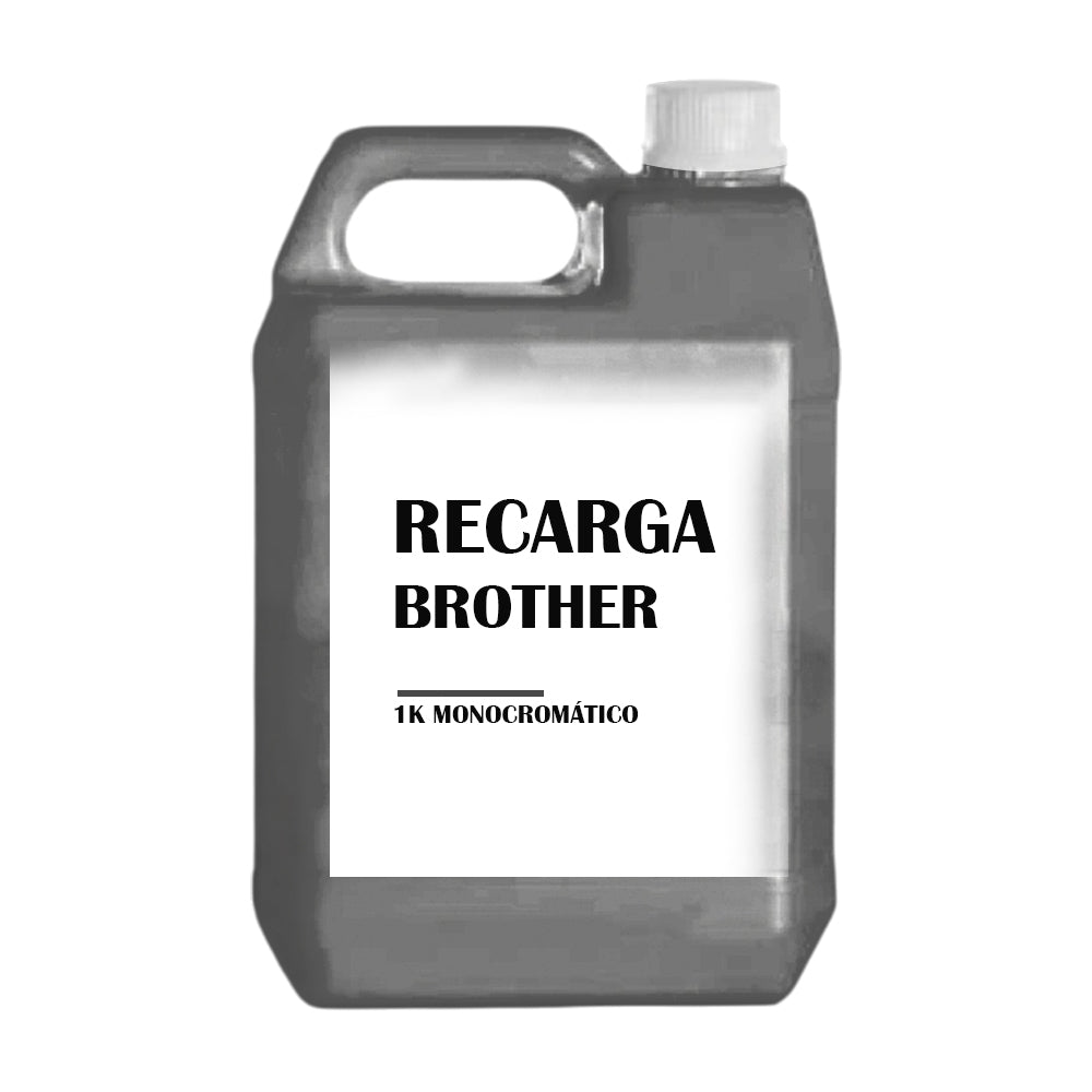 Recarga de Toner Brother Monocromo 1 Kilo Compatible