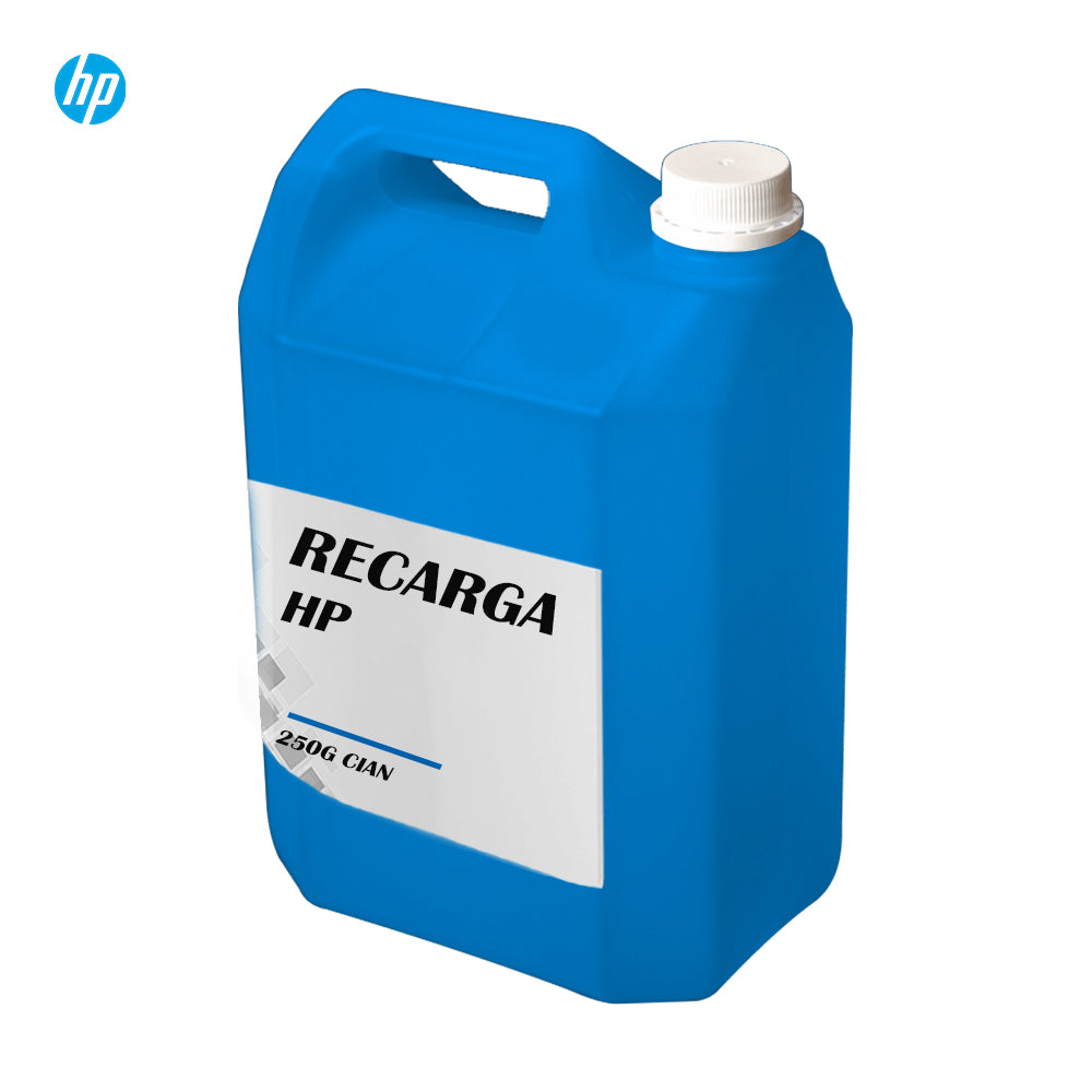 Recarga de Toner HP Cian 250g Compatible