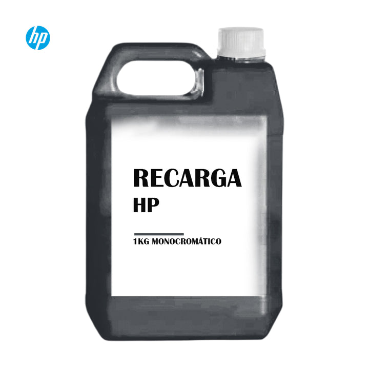 Recarga de Toner HP Monocromo 1 Kilo Compatible