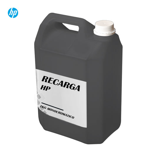 Recarga de Toner HP Monocromo 1 Kilo Compatible