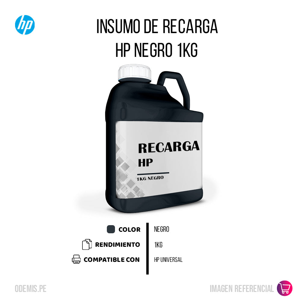 Recarga de Toner HP Monocromo 1Kg Compatible