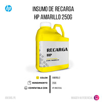 Recarga de Toner HP Yellow 250g Compatible
