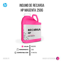 Recarga de Toner HP Magenta 250g Compatible