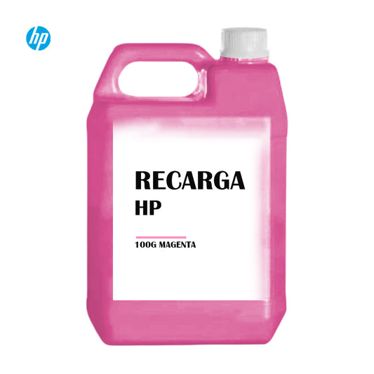 Recarga de Toner HP Magenta 100g Compatible