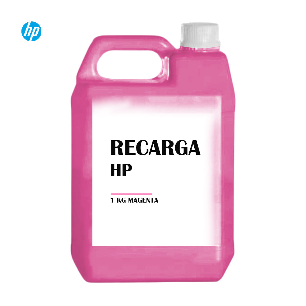 Recarga de Toner HP Magenta 1 Kilo Compatible
