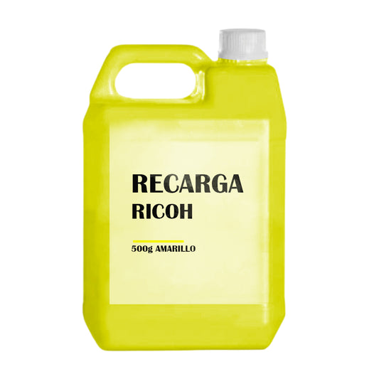 Recarga de Toner Ricoh MP C2550, C2551 Yellow 500g Compatible
