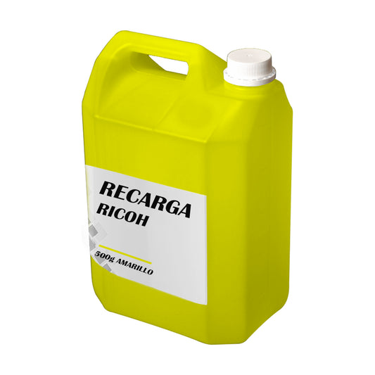 Recarga de Toner Ricoh MP C2550, C2551 Yellow 500g Compatible