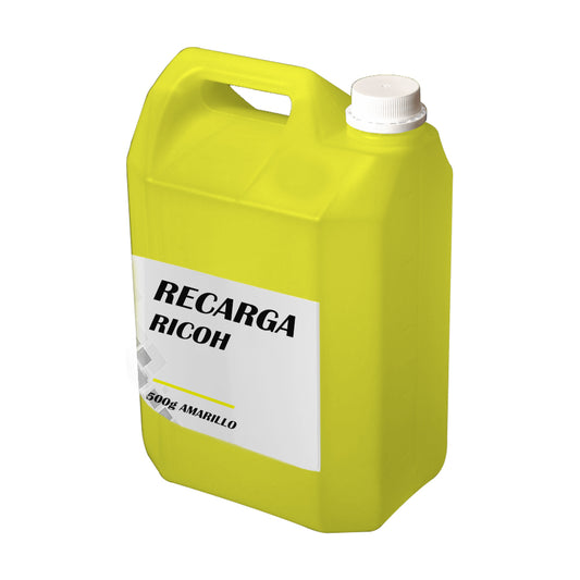 Recarga de Toner Ricoh MPC 3500, MPC 4500 Yellow 500g Compatible