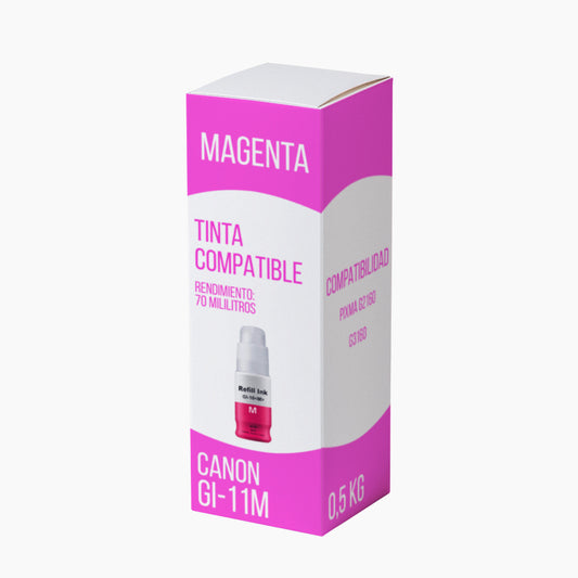 Tinta Canon GI-11M Magenta 70ml G2160, G3160 Compatible