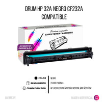 Drum HP 32A Negro CF232A 23000 Pág. M203, MFP M227 Compatible