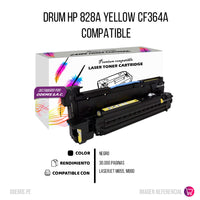 Drum HP 828A Yellow CF364A 30.000 Pág. M855, M880 Compatible