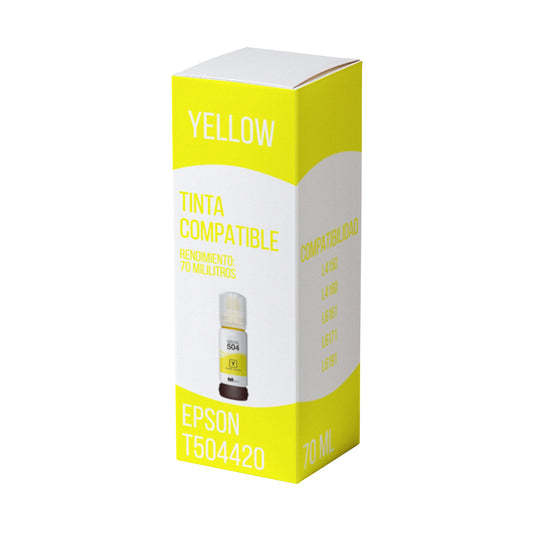 Tinta Epson T504420 Yellow 70ml L4150, L4160 Compatible