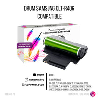 Drum Samsung CLT-R406 Negro 16.000 Pág. CLP-360 Compatible