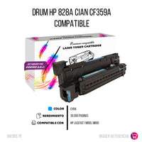 Drum HP 828A Cian CF359A 30.000 Pág. M855, M880 Compatible