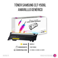 Toner Samsung CLT-Y506L Yellow 3.500 Pág. CLP-680 Compatible