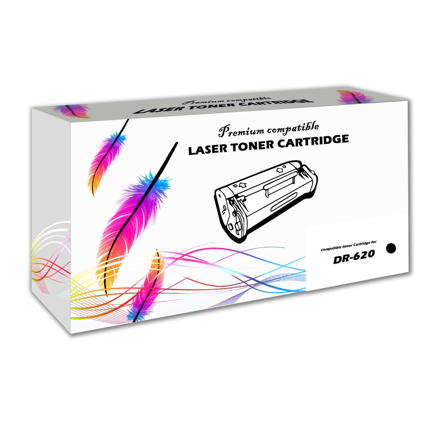 Toner Brother DR-620 Negro 25K Pág. 5340DN Compatible